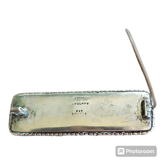 Thomas LA Mott Vintage Hand Painted Butterfly Wing Pin - Picture 2 of 4